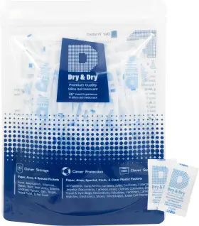 Dry & Dry Dd1g50-2 And 0.5 Half Gram 500 Packets Pure Safe Silica Gel Desiccant