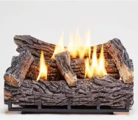 Fvflc22-1 Duluth Forge 170454 22 Inch Refractory Log Set Bark Series For Ng/propane Fvflc22-1 Duluth Forge 170454 22 Inch Refractory Log Set Bark Series For Ng/propane