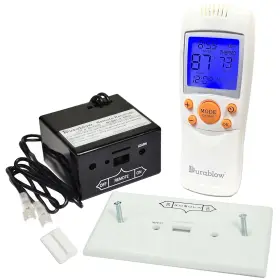 Durablow Tr1004 Gas Fire Fireplace On/off Remote Control Kit Thermostat Timer Ba