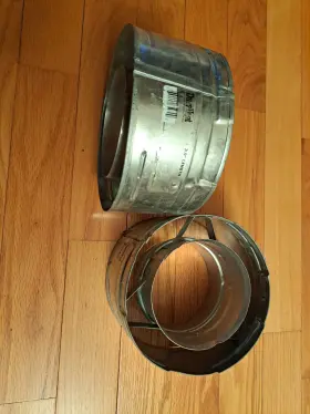 1213k Duravent Stove Appliance Adapter Connector Vent Pipe Chimney Exhaust