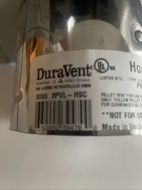 3085-3pvl-hsc Duravent M And G 3085 3pvl-hsc 3 Inch Pellet Vent Horizontal Cap Not For Corn Burning #2