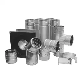 Duravent 313053633690 Pelletvent For Multi-fuel 3 Inch Diameter Horizontal Kit