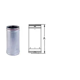35cvs-24 Duravent 3 X 5 Inch Concentric Vent Stainless Steel Pipe - 24 Length