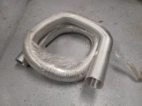 3dfa-35 Duravent Aluminum 3 Inch Inner Diameter 35ft Length Duraflex Flexible Liner #2