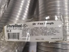 3dfa-35 Duravent Aluminum 3 Inch Inner Diameter 35ft Length Duraflex Flexible Liner #3