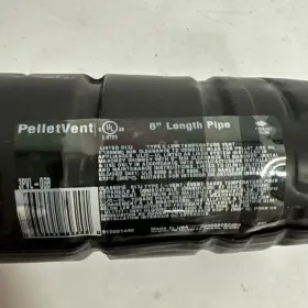 3pvl-06b Duravent 3pvl-o6b Pelletvent Black Pipe Length 3 Inch X 6 #12a.03