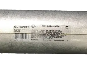 Duravent 3pvp-18a Pelletvent Pro Pipe Extension 3 Inch Diameter X 18 Long New