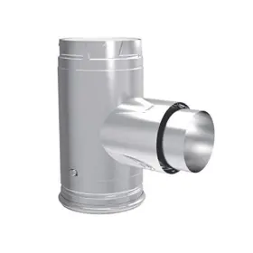 3pvp-tad1 Duravent 3 Inch Dia. Pellet Vent Pro Adapter Tee With Clean-out Cap