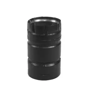 Duravent 445056797758 Pelletvent For Multi-fuel 3 Inch Diameter X 6 Straight Pipe Length Black