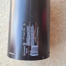 46dva-12b Duravent Directvent Pro 4 Inch X 12 Galvanized Outer Black Pipe #46dva-12b Read #2