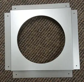 Duravent 46dva-fs 4 Inch X 6 5/8 Directvent Pro Galvanized Ceiling Firestop #46dva-fs