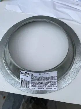 Duravent 46dva-sc Directvent Pro - 4 Inch X 6 5/8 Galvanized Storm Collar #46dva-sc
