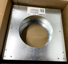46dva-wts Duravent 4 Inch X 6 5/8 Directvent Pro Galvanized Wall Thimble