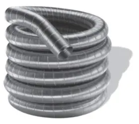 4df304-25 Duravent 4 X 25 Foot Single Wall Pipe Length