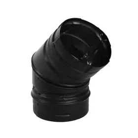 4pvl-e45b Duravent Pelletvent For Multi-fuel 4 Inch Diameter 45 Elbow Black