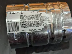 4pvl-06 Duravent 4pvp-06 Pelletvent Pipe Length 4 Inch Diameter X 6 Long #4pvl-06 Pellet Vent