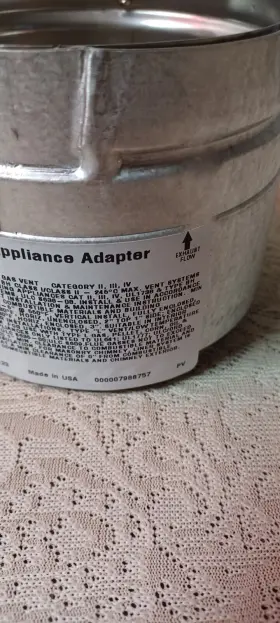 4pvp-ad Duravent 4 Inch Stove Appliance Adapter #4pvp-ad Pellet Vent Pipe New #2