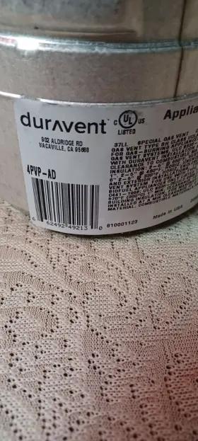 4pvp-ad Duravent 4 Inch Stove Appliance Adapter #4pvp-ad Pellet Vent Pipe New #3