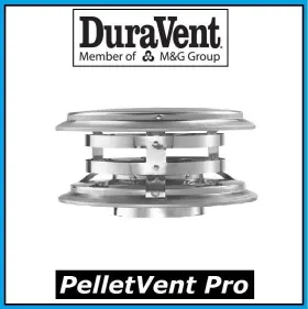 4pvp-vc Duravent Pelletvent Pro Pipe 4 Inch Diameter Vertical Cap #4pvp-vc New