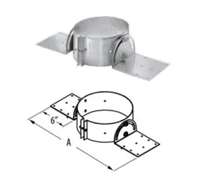 5dt-ars Duravent Duratech 5 And 7 Adjustable Roof Support
