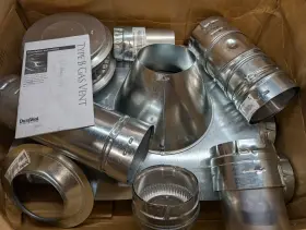 810006991 Duravent 662492614754 New Type B Gas Vent 4 Inch Vertical Kit 4gvknt