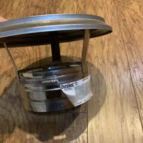 6dfs-dc Duravent Stainless Steel Round Chimney Cap 6 Inch Diameter
