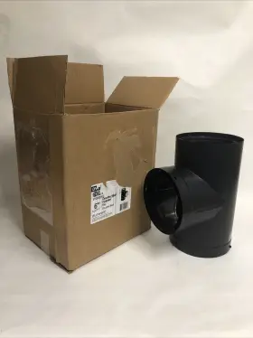6dvl-t Duravent 6 Inch Diameter Double Wall Wood Stove Pipe Tee