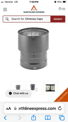 6dvl-x8 Duravent Dvl Double Wall- 6 Inch Increaser To 8 #6dvl-x8