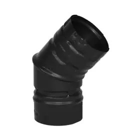 Duravent 711181085631 Pelletvent For Multi-fuel 3 Inch Diameter 45 Elbow Black