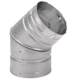 Duravent 711181123661 Pelletvent For Multi-fuel 4 Inch Diameter 45 Elbow