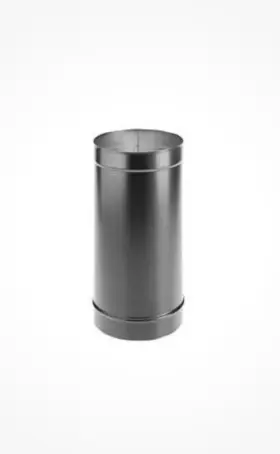 8dbk-48 Duravent Durablack 24-ga. Welded Black Stovepipe 8 Inch Dia. X 48 Length