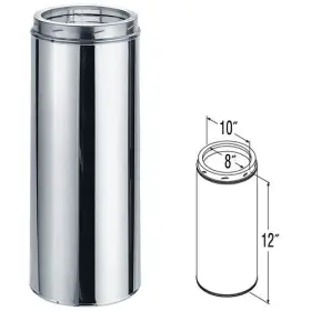 8dt-12ss Duravent 9603 12ftft Chimney Pipe 8ftft Dt Stainless