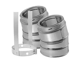 8dt-e30k Duravent 8 Inch Inner Diameter - Duratech Class A Chimney Pipe Double Wal