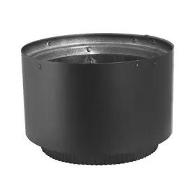 8dvl-ad Duravent 8 Inch Inner Diameter - Dvl Stove Pipe Double Wall Adapter Blk
