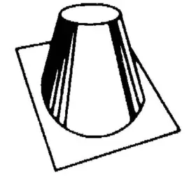 F0942 Duravent 0/12 - 6/12 Pitch Roof Flashing For Fmi/superior 12 Inch Diameter Woodburning F0942 Duravent 0/12 - 6/12 Pitch Roof Flashing For Fmi/superior 12 Inch Diameter Woodburning