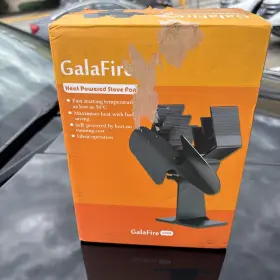 Ecofan 676422656028 Galafire V266 Heat Powered Wood Stove Fan Fast Starting Silent Operation