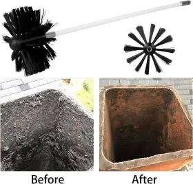 Eeekit 313104270249 22pcs Dryer Vent Cleaning Kit Chimney Sweep With 18 Nylon Rods 2 Brush #2