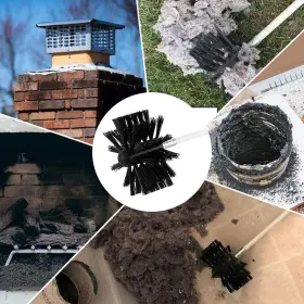 Eeekit 313104270249 22pcs Dryer Vent Cleaning Kit Chimney Sweep With 18 Nylon Rods 2 Brush #3