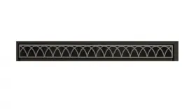 Empire 720968914453 Arch Louver For Breckenridge Premium 32 Inch - Pewter Dvg1ahp Hammered Finish