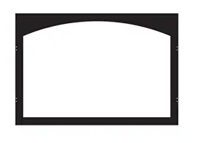 Empire Vby42sbl Comfort Systems Ecs Arch Firebox Door Frame - Matte Black