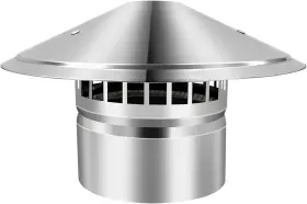Ycm28 Feleolibe 6 Inch Cone Top Chimney Cap With Screen Stainless Steel Outside Roof F