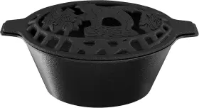 Firebeauty 734339170744 Fire Beauty Woodstove Steamer Stove Humidifier Cast Iron Lattice Top Rust Resist