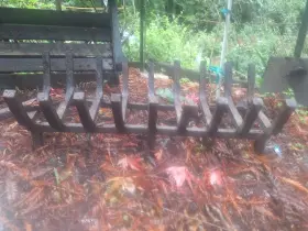 Fireplace 313057993998 Vintage 28 Inch Wood Stove Grate Rack Heavy Duty Solid Fireplace 313057993998 Vintage 28 Inch Wood Stove Grate Rack Heavy Duty Solid