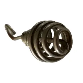 B227 Fireplace Stove Grill Chrome Plated Coil Spring Handle Knob #3 B227 Fireplace Stove Grill Chrome Plated Coil Spring Handle Knob #3