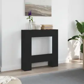 Fireplace Surround Black Oak 721158858368 31.9x7.1x32.3 Inch Engineered Wood Fireplace Surround Black Oak 721158858368 31.9x7.1x32.3 Inch Engineered Wood