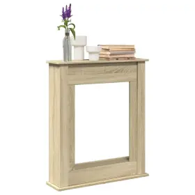 Fireplace Surround Sonoma Oak 721158388704 29.5x7.9x34.4 Inch Engineered Wood Fireplace Surround Sonoma Oak 721158388704 29.5x7.9x34.4 Inch Engineered Wood