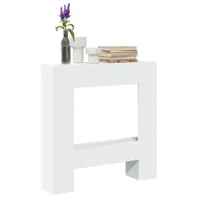Fireplace Surround White 721158388865 31.9x7.1x32.3 Inch Engineered Wood