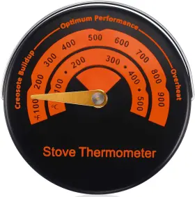 Frienda 313041973937 Wood Stove Thermometer Magnetic Oven Temperature Meter For B