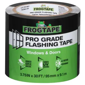 105723 Frogtape Pro Grade Flashing Tape For Windows And 3.75 Inches X 30 Feet Black