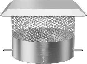 Gaomon Q7rbap8d Chimney Cap 18 Inch Round With Screen Stainless Steel Fireplace